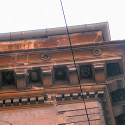 Dettaglio del cornicione_ante operam