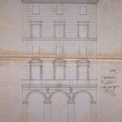 Prospetto su Piazza Farnese_documento di archivio