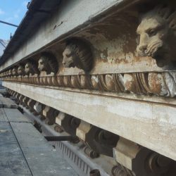 Veduta del cornicione_ante operam